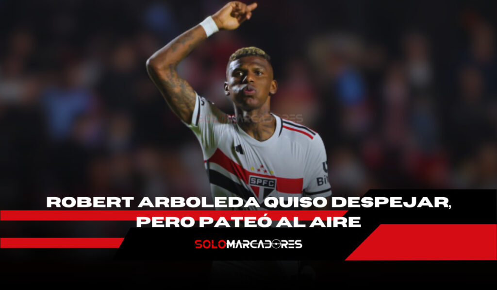 El insólito error defensivo de Robert Arboleda que dio ventaja al Criciúma sobre el Sao Paulo