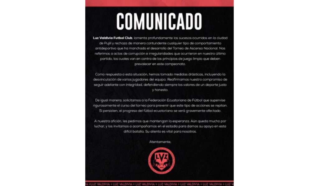 Nueva denuncia de corrupción Luz Valdivia pide se investigue derrota sospechosa