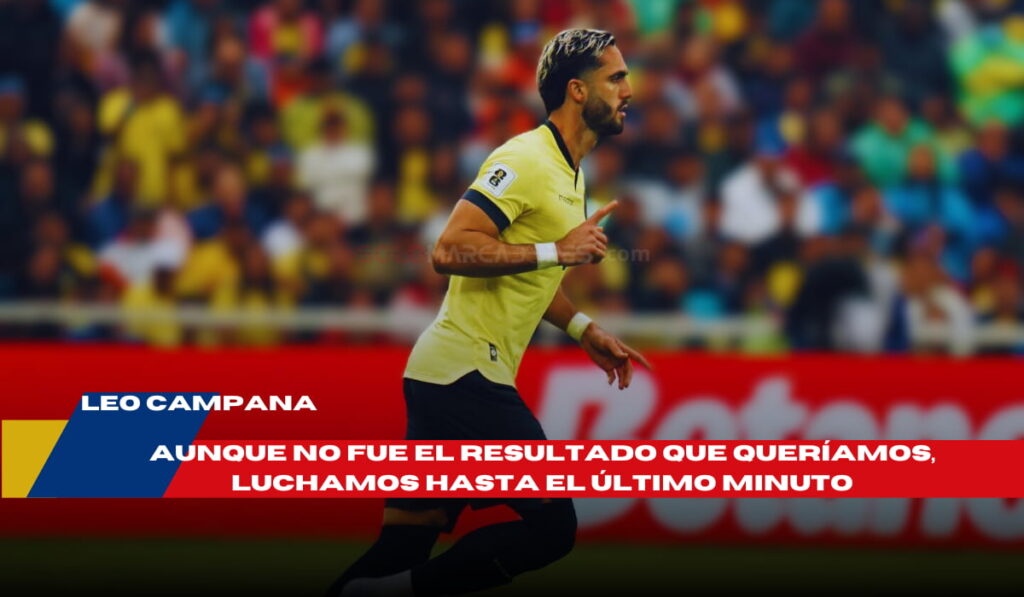 Leonardo Campana se sincera sobre su regreso a La Tri