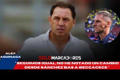 Alex Aguinaga no se guarda nada