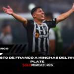 Alan Franco y su polémico gesto en el Monumental que enfureció a los hinchas de River Plate