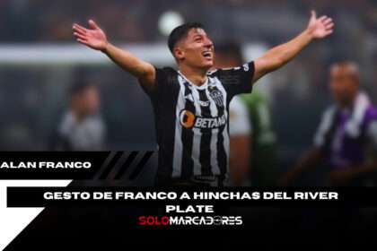 Alan Franco y su polémico gesto en el Monumental que enfureció a los hinchas de River Plate