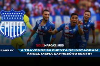 Ángel Mena envía un mensaje directo sobre la crisis de Emelec