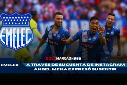 Ángel Mena envía un mensaje directo sobre la crisis de Emelec