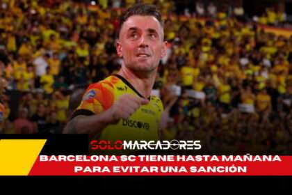 Barcelona SC tiene hasta mañana para evitar una sanción que podría costarle tres puntos