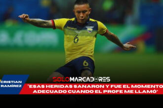 Cristian Ramírez el lateral ecuatoriano se sincera sobre su ausencia