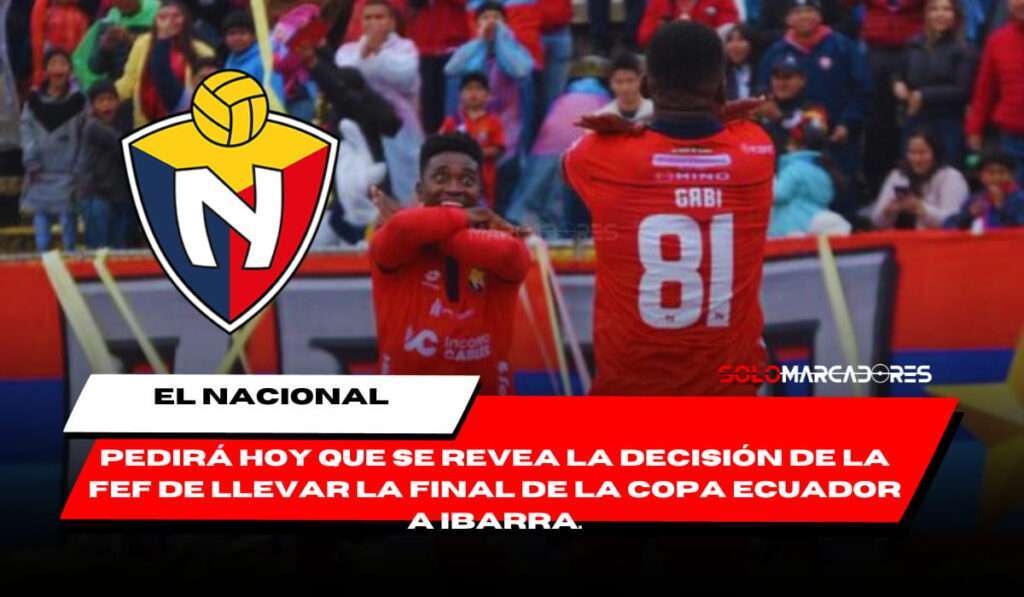 Cambiarán la sede de la final de la Copa Ecuador