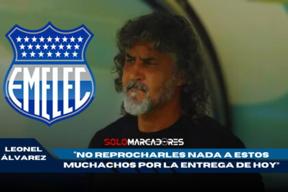 Leonel Álvarez elogia el esfuerzo de los jugadores de Emelec