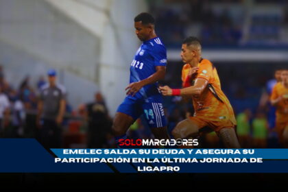 Emelec cumple y asegura su participación en la LigaPro