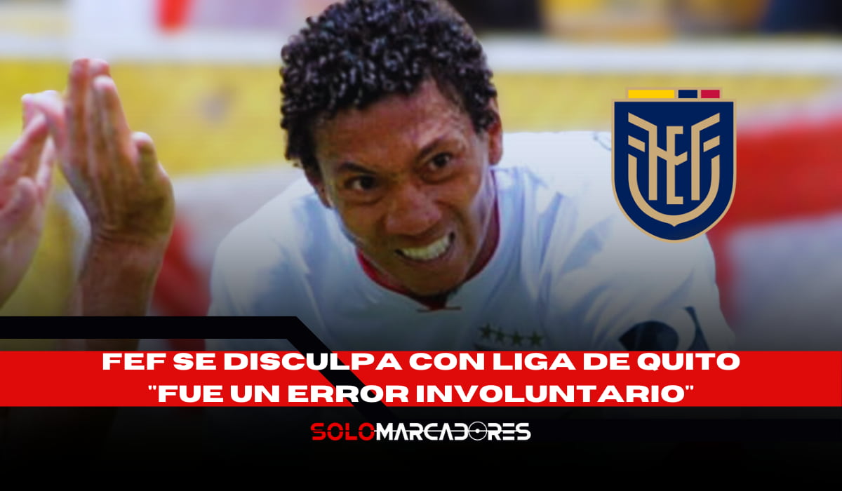 FEF se disculpa