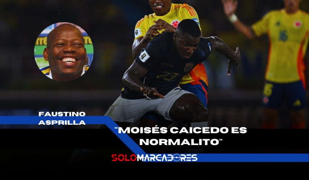 Moisés Caicedo bajo la lupa de Faustino Asprilla