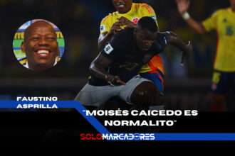 Moisés Caicedo bajo la lupa de Faustino Asprilla