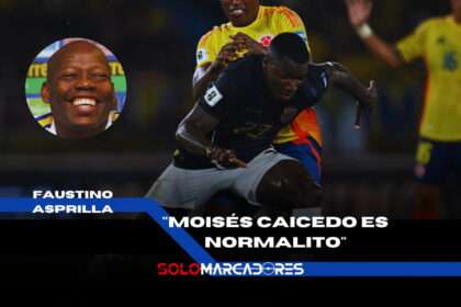 Moisés Caicedo bajo la lupa de Faustino Asprilla