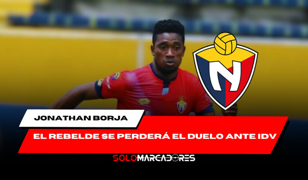 Jonathan Borja fuera de la final de la Copa Ecuador
