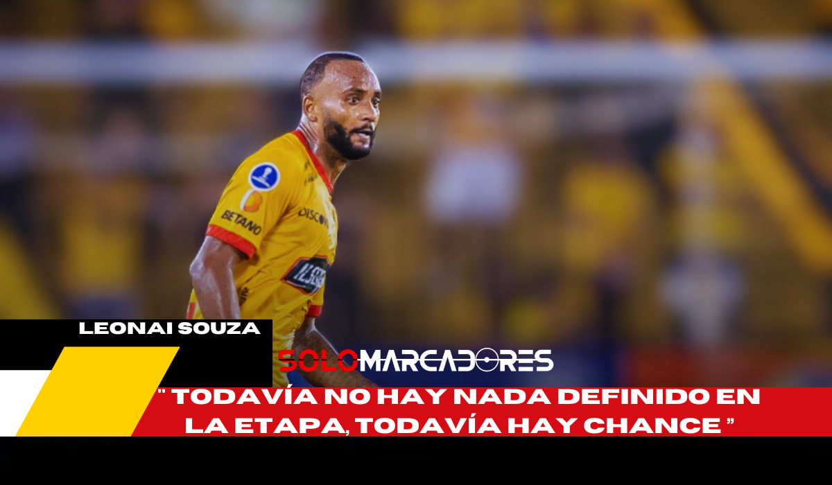 Leonai Souza habló de Barcelona SC y su permanencia en la Fase 2