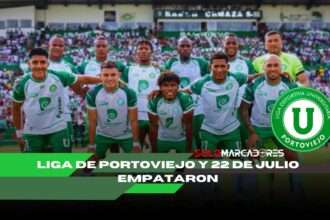 Liga de Portoviejo no pasa del empate ante 22 de Julio y deja todo para la vuelta