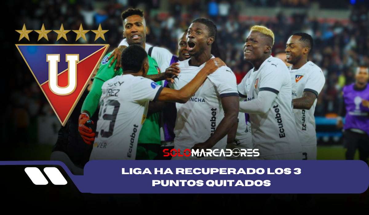 Liga de Quito RECUPERA LOS PUNTOS