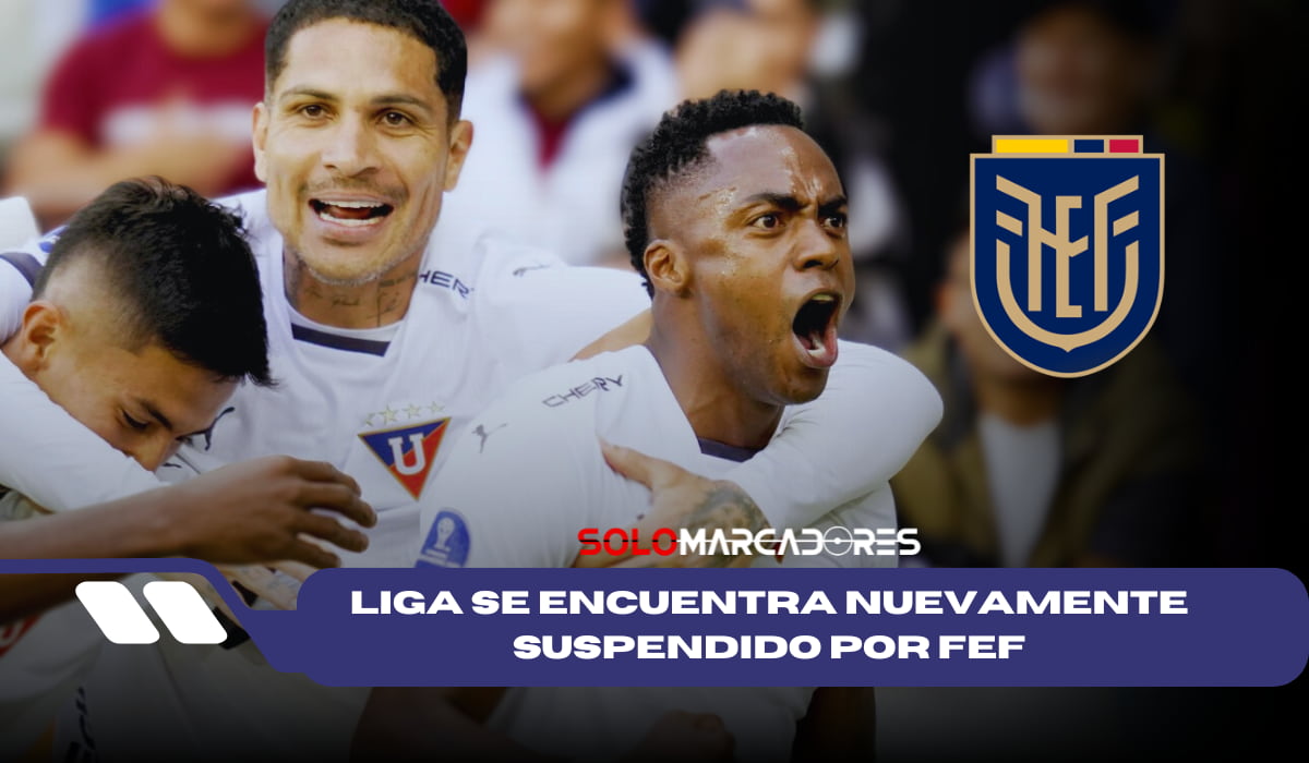 Liga de Quito suspendida por FEF debido a una deuda con Renato Ibarra