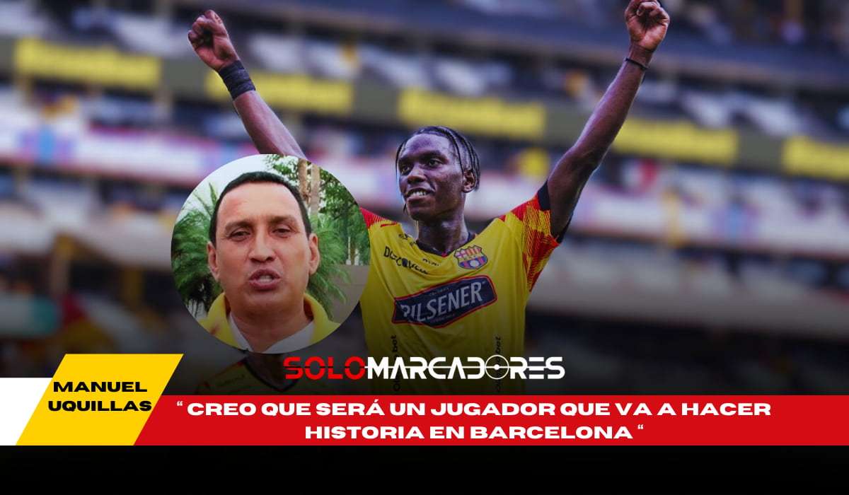 Manuel Uquillas confía en que Allen Obando marcará historia en Barcelona SC
