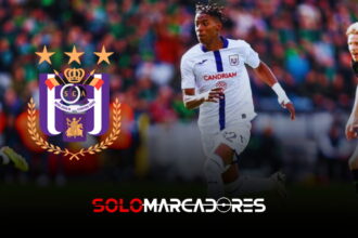 El Anderlecht de Nilson Angulo goleó al Cercle Brugge de Alan Minda