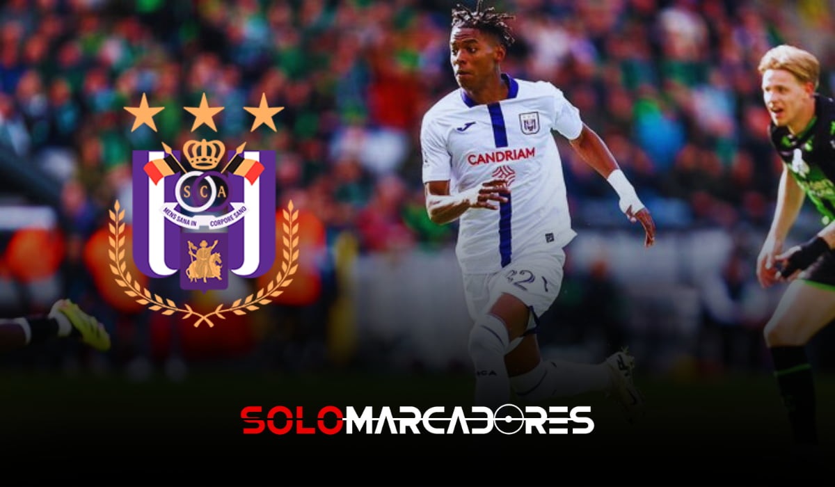 El Anderlecht de Nilson Angulo goleó al Cercle Brugge de Alan Minda