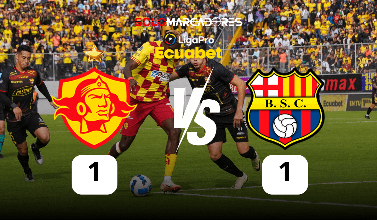 Barcelona SC no logra vencer al Papá en Quito y ve más lejos sus aspiraciones en la LigaPro