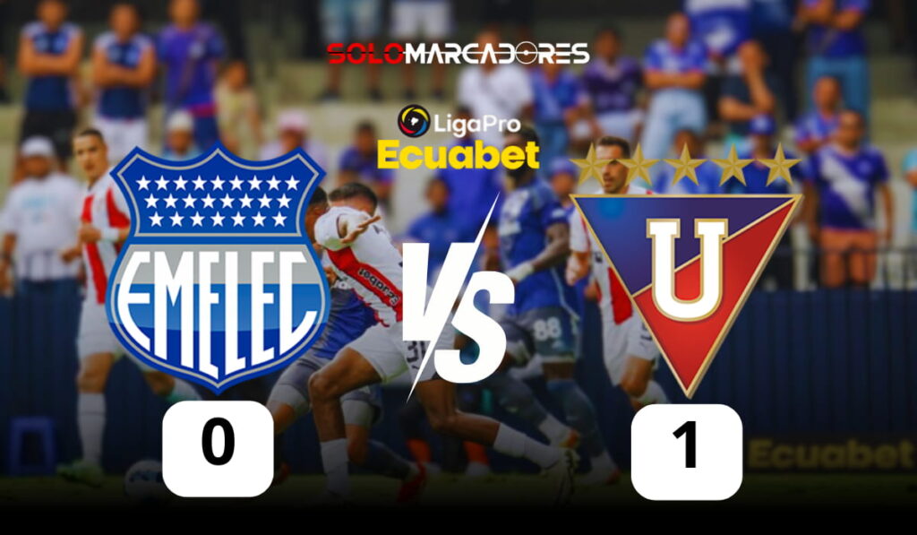 Liga de Quito pone en aprietos a Emelec y se acerca a Independiente del Valle en la LigaPro