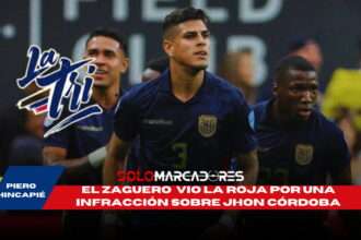 Piero Hincapié ve la roja y se pierde el próximo partido de La Tri