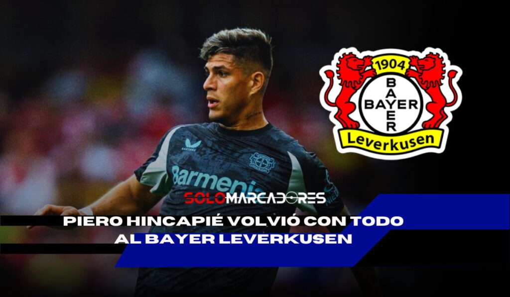 Piero Hincapié volvió a brillar en Champions League