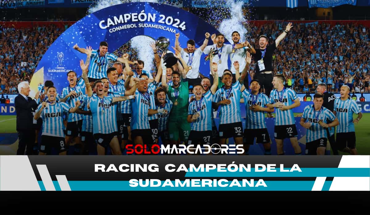 Racing hace historia y se consagra campeón de la Sudamericana