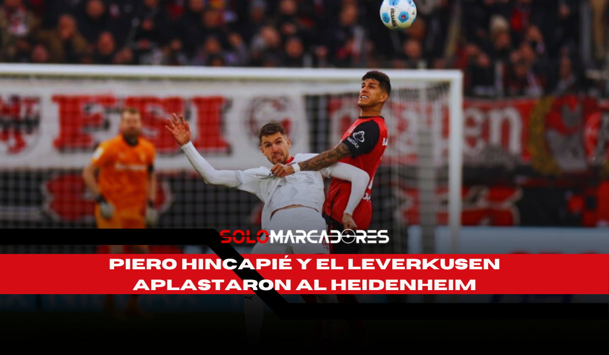 Remontada épica del Bayer Leverkusen con Piero Hincapié como titular