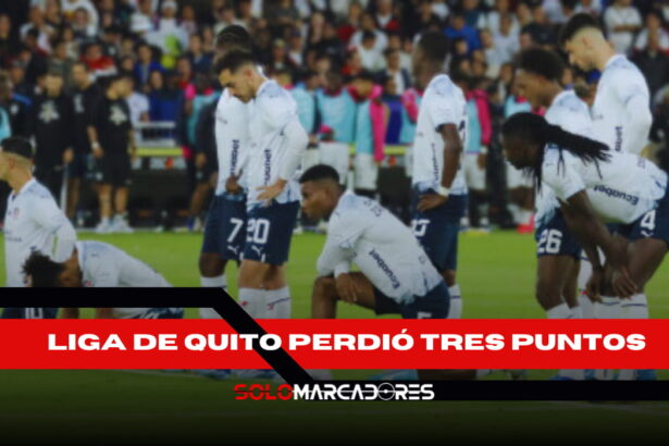 Liga de Quito pierde puntos y el liderato