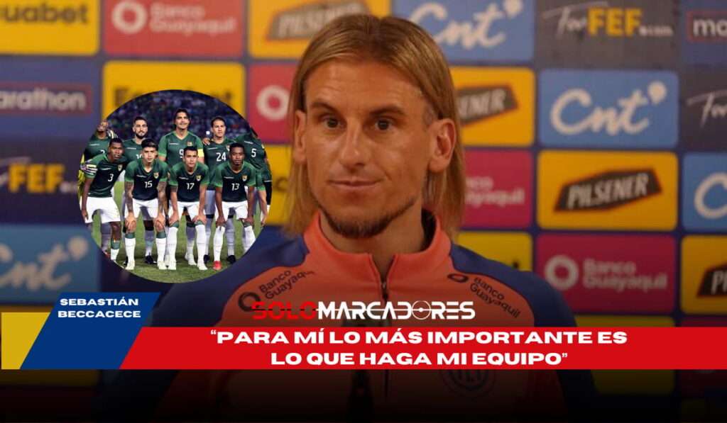 Beccacece y su advertencia sobre Bolivia