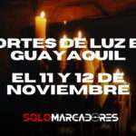 Horarios de Cortes de Luz en Guayaquil para el 11 y 12 de Noviembre: Prepárate para Hasta 12 Horas sin Energía 3 Horarios de Cortes de Luz en Guayaquil para el 11 y 12 de Noviembre