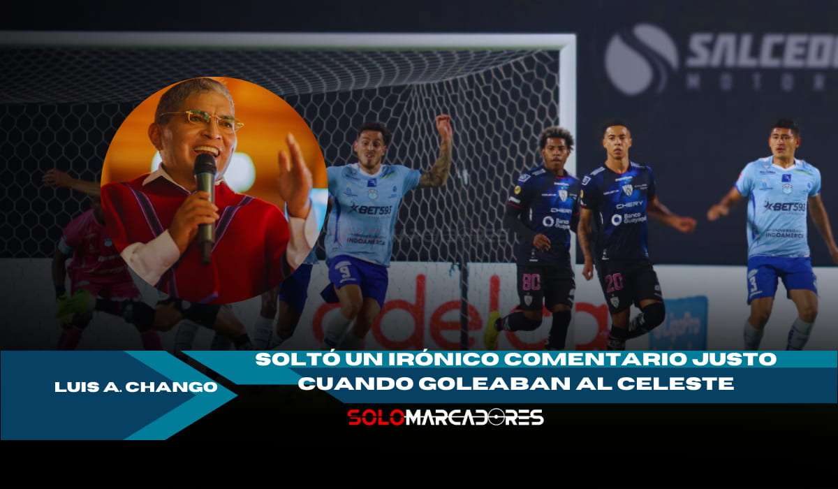 ¡Luis Alfonso Chango no perdona! Su irónico dardo tras el histórico 7-0 a Macará