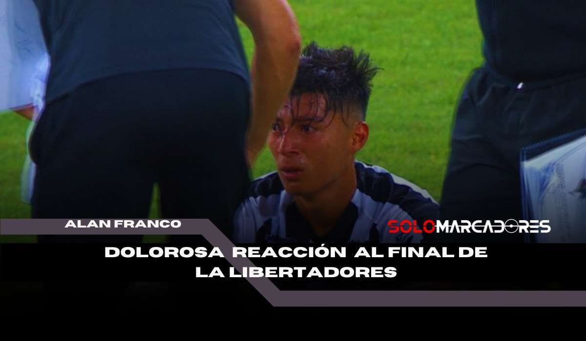 Alan Franco Rompió en llanto