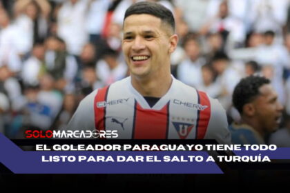 Alex Arce, el goleador paraguayo, dejará Liga de Quito para jugar en Turquía