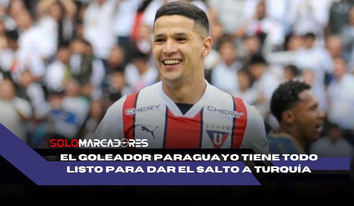 Alex Arce, el goleador paraguayo, dejará Liga de Quito para jugar en Turquía