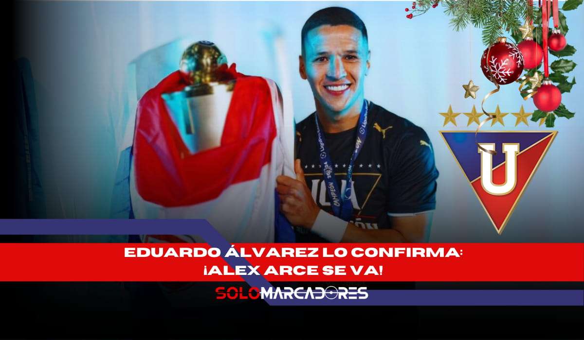 Alex Arce se despide de Liga