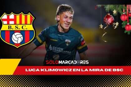 Barcelona SC pone sus ojos en Luca Klimowicz