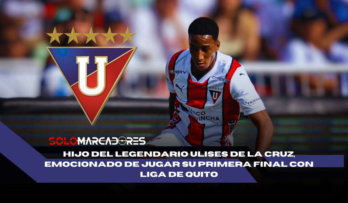 Daniel De la Cruz, está listo para su primera final con Liga de Quito