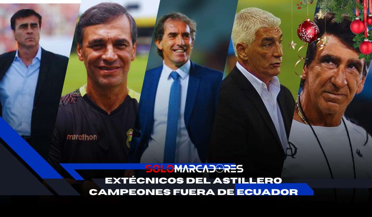 Entrenadores del Astillero que brillan fuera de Ecuador