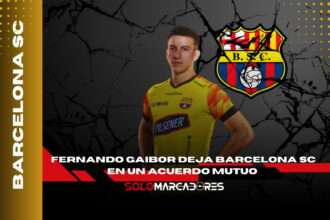 Fernando Gaibor deja Barcelona SC en un acuerdo mutuo