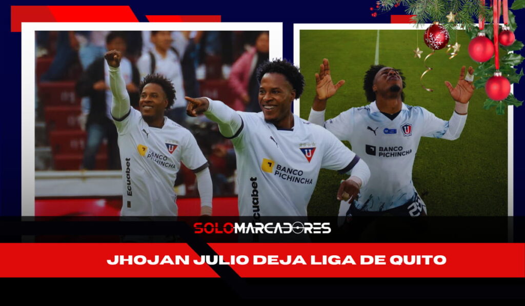 Jhojan Julio deja Liga de Quito