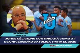 Jorge Célico y Universidad Católica toman caminos distintos