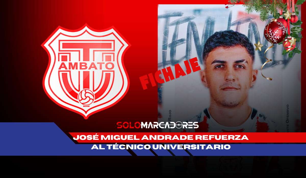 José Miguel Andrade se une a Técnico Universitario
