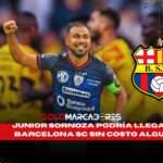 ✨¿Junior Sornoza al Barcelona SC? El sueño del "Zorro" podría hacerse realidad🔗 4 Junior Sornoza al Barcelona SC