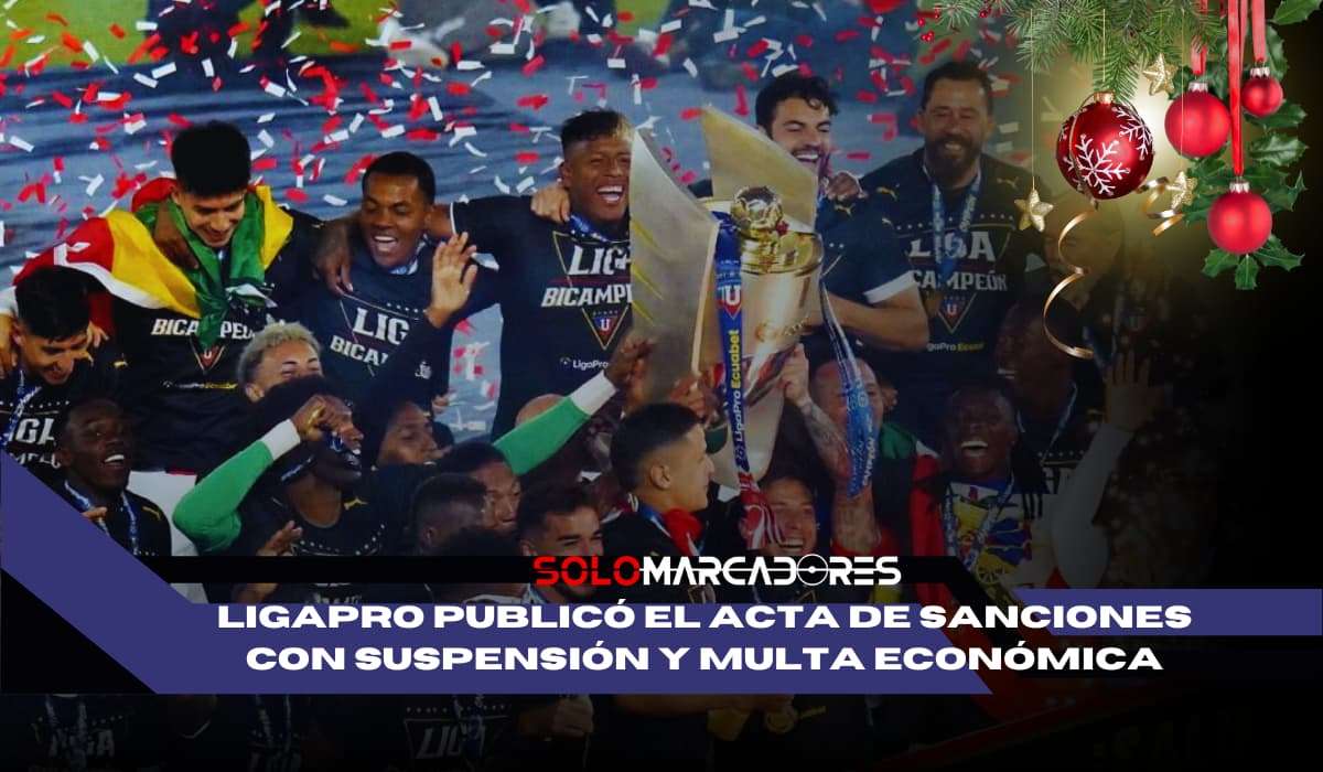 Liga de Quito celebra el bicampeonato pero enfrenta sanciones