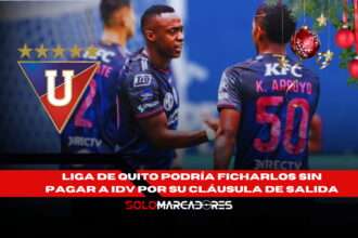 Liga de Quito podría fichar a Renato Ibarra y Beder Caicedo sin costo
