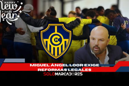 Miguel Ángel Loor exige reformas legales